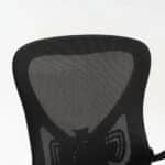 Scaun de Birou Reglabil WF-003, Negru, Ergonomic, cu Spătar Mesh și Brațe - imagine 11