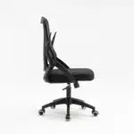 Scaun de Birou Reglabil WF-003, Negru, Ergonomic, cu Spătar Mesh și Brațe - imagine 8