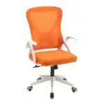 Scaun de Birou Reglabil WF-003, Portocaliu, Ergonomic, cu Spătar Mesh și Brațe - imagine 6