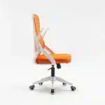 Scaun de Birou Reglabil WF-003, Portocaliu, Ergonomic, cu Spătar Mesh și Brațe - imagine 5