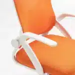 Scaun de Birou Reglabil WF-003, Portocaliu, Ergonomic, cu Spătar Mesh și Brațe - imagine 12