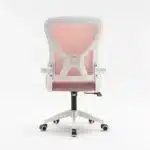 Scaun de Birou Reglabil WF-003, Roz, Ergonomic, cu Spătar Mesh și Brațe - imagine 6