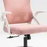 Scaun de Birou Reglabil WF-003, Roz, Ergonomic, cu Spătar Mesh și Brațe - imagine 14