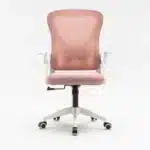 Scaun de Birou Reglabil WF-003, Roz, Ergonomic, cu Spătar Mesh și Brațe - imagine 8