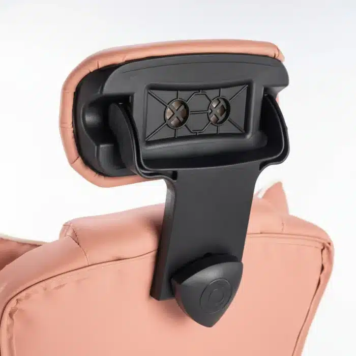 Scaun de Birou Reglabil WF-807, Roz, cu Suport pentru Picioare, Piele Ecologică - imagine 12