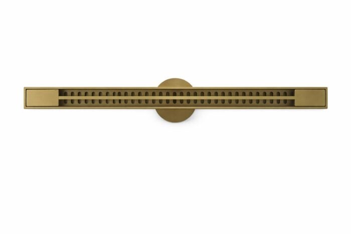 Rigolă de Duș din Inox 600x32 mm, Auriu Periat, Reversibilă 2 în 1, cu Sifon Detașabil - imagine 6