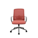 Scaun de Birou Reglabil Ergonomic, Design Modern, Roz - imagine 5