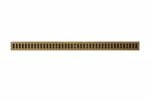 Rigolă de Duș din Inox 600x32 mm, Auriu Periat, Reversibilă 2 în 1, cu Sifon Detașabil - imagine 5