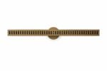 Rigolă de Duș din Inox 600x32 mm, Auriu Periat, Reversibilă 2 în 1, cu Sifon Detașabil - imagine 6