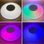 Plafonieră LED Smart cu Boxă Bluetooth, RGB+W, 24W, Ø390 mm, Control din Aplicație, Muzică și Jocuri de Lumini - imagine 5