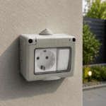 Modul Întrerupător cu Priză și Capac AG, IP55, Montaj Aparent (PT), 250V, 16A/10A