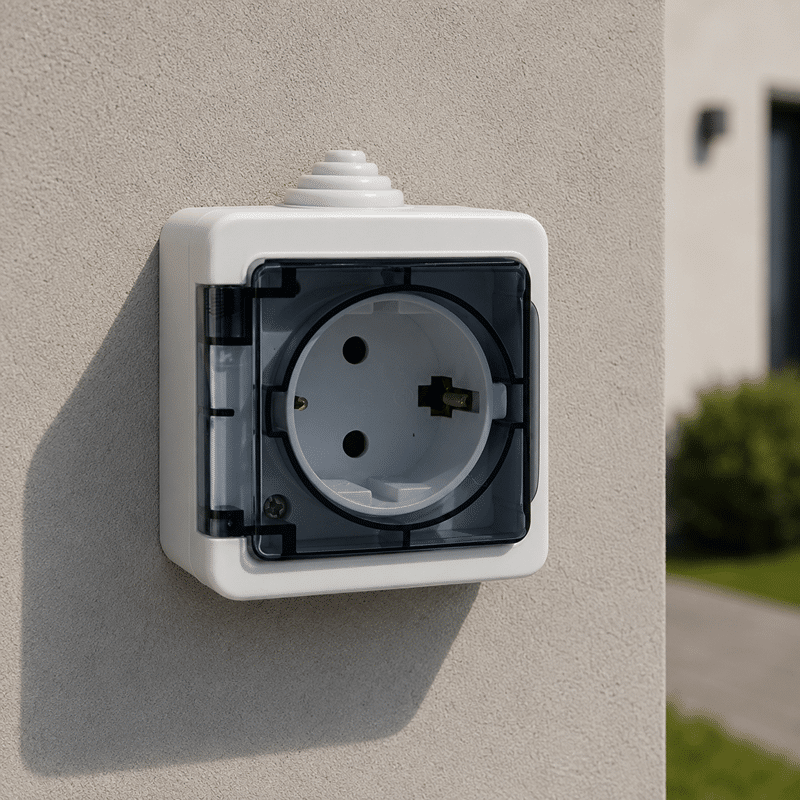 11zon_resized Priză AG Simplă Spin Top cu Capac, IP54, 220–250V, 16A, Montaj Aplicat (PT) - imagine 1