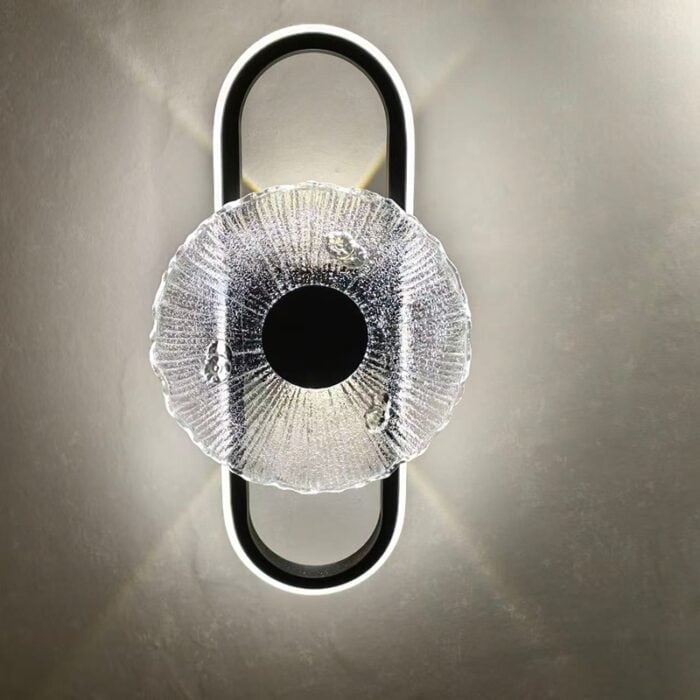 Aplică LED Neagră 12W, 1320 lm, 3 Tipuri de Lumină, Montaj Perete/Tavan, 30 cm - imagine 2