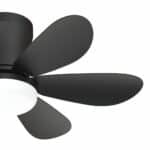 Lustra LED Cu Ventilator 420mm 12W Neagra - imagine 3