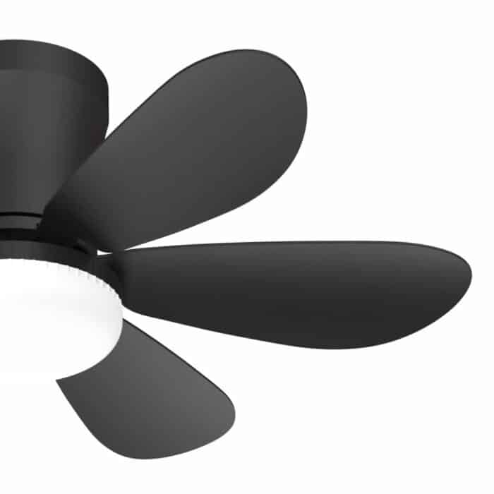 Lustra LED Cu Ventilator 420mm 12W Neagra - imagine 3