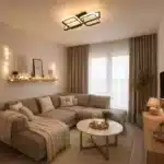 Lustră LED Patrata 122W Neagră cu Telecomandă, Dimabilă, 3 Tipuri de Lumină - imagine 3