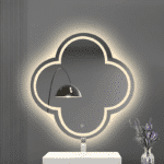 Oglindă LED Model Van Cleef 70×70 cm, Lumină Frontală, Dezaburire, 3 Tipuri de Lumină, Touch - imagine 6