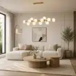 Pendul Model Cotton, Auriu cu 16 Abajururi G9, Înălțime Reglabilă, Metal și Sticlă - imagine 3