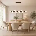 Pendul Model Cotton, Negru cu 16 Abajururi G9, Înălțime Reglabilă, Metal și Sticlă - imagine 4