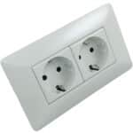 Priză Schuko NEO 2 Module, 220V, 16A, cu Contact de Protecție, IP20 - imagine 7