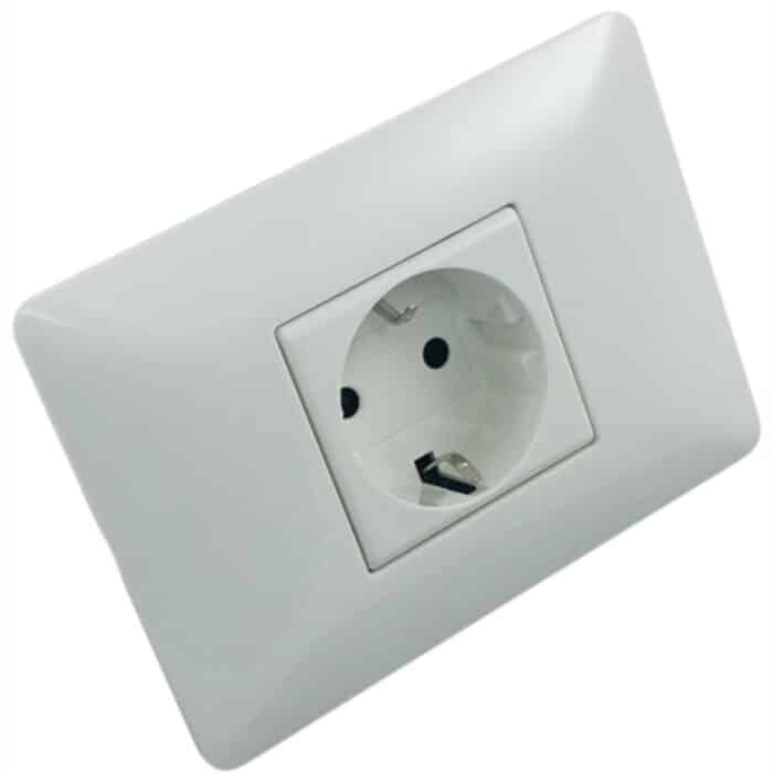 Priză Schuko NEO 2 Module, 220V, 16A, cu Contact de Protecție, IP20 - imagine 6
