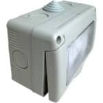 Priză Modulară Dublă cu Capac, Tip Antigron, IP55, 16A, Montaj Aparent (PT) - imagine 7
