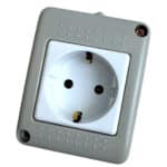 Priză Simplă AG fără Capac, IP20, 16A, Montaj Aparent (PT) - imagine 4