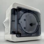 Priză AG Simplă Spin Top cu Capac, IP54, 220–250V, 16A, Montaj Aplicat (PT) - imagine 3