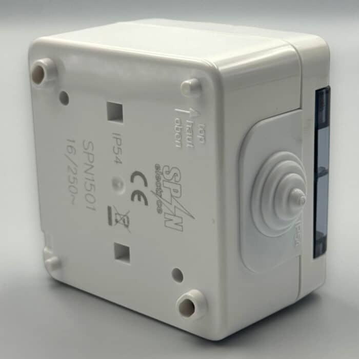 Priză AG Simplă Spin Top cu Capac, IP54, 220–250V, 16A, Montaj Aplicat (PT) - imagine 7