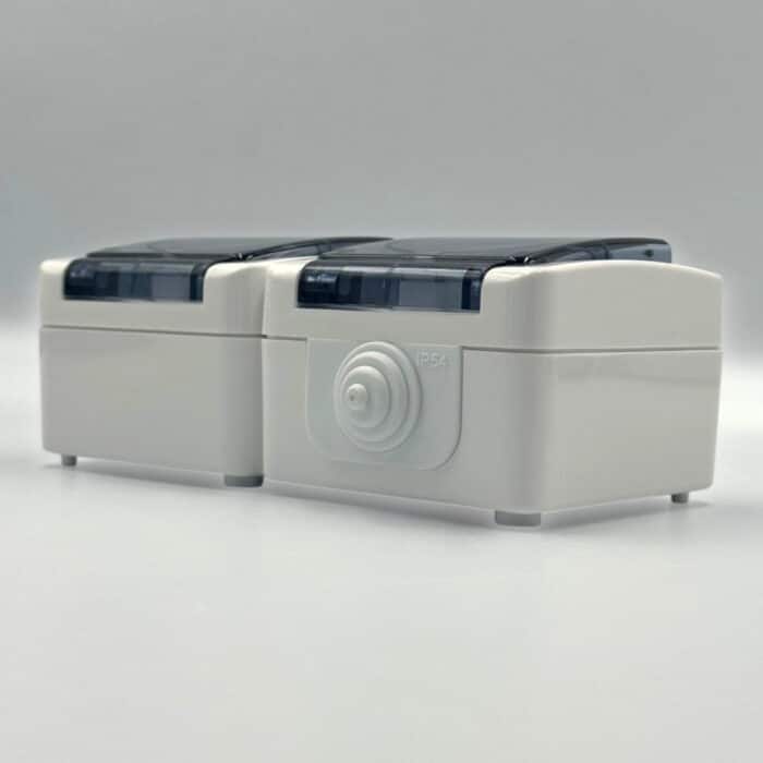 Priză AG Dublă Spin Top cu Capac, IP54, 220–250V, 16A, Montaj Aparent (PT) - imagine 8