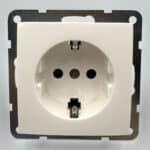 Priză Simplă 2P+E Spin Top, Albă, cu Contact de Protecție - imagine 10