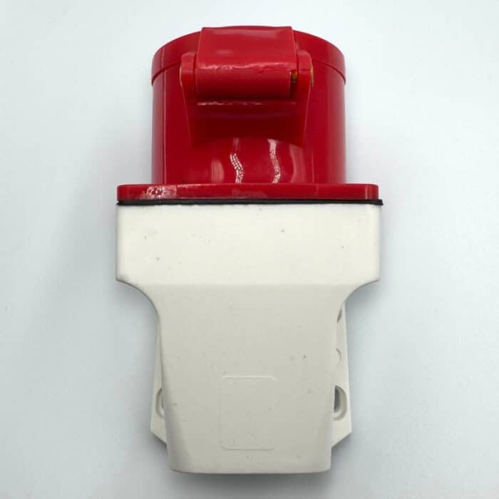 Priză Trifazică Industrială de Perete 3P+N+E, 16A, IP44, 220/380V – 240/415V, Montaj Aplicat - imagine 7
