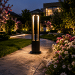 Stâlp de Iluminat Moon LED Exterior 12W, 3000K, 960lm, IP65, 60cm – Iluminat Grădină Modern - imagine 4