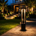 Stâlp de Iluminat Moon LED Exterior 12W, 3000K, 960lm, IP65, 60cm – Iluminat Grădină Modern
