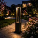 Stâlp de Iluminat Sun LED Exterior 12W, 3000K, 960lm, IP65, 60cm – Iluminat Grădină Modern - imagine 2