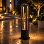 Stâlp de Iluminat Sun LED Exterior 12W, 3000K, 960lm, IP65, 60cm – Iluminat Grădină Modern