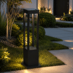 Stâlp de Iluminat Sun LED Exterior 12W, 3000K, 960lm, IP65, 60cm – Iluminat Grădină Modern - imagine 4