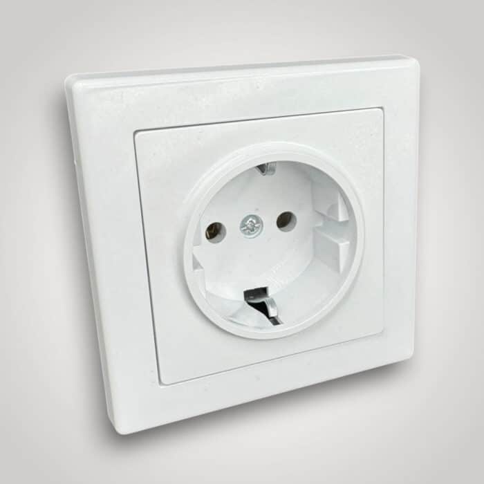 Priză Schuko cu Contact de Protecție, 250V, 16A, IP20 - imagine 3
