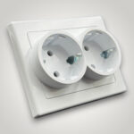 Priză Dublă Schuko cu Contact de Protecție, 250V, 16A, IP20 - imagine 4