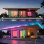 KIT Bandă LED COB RGB 5m, 20W, Telecomandă, Control prin Aplicație, IP65, Alimentare 5V - imagine 5