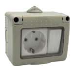 Modul Întrerupător cu Priză și Capac AG, IP55, Montaj Aparent (PT), 250V, 16A/10A - imagine 6