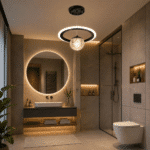 Lustră LED Suspendată 24W Model Cerc, Înălțime Ajustabilă, 3 Tipuri de Lumină - imagine 2