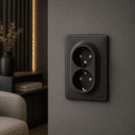Priză Dublă cu Împământare Schneider Sedna Design SDD314221, 16A, Gri Antracit