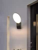 Aplică LED Exterior Neagră 12W, 3000K Lumină Caldă, 1200 lm, IP54, Aluminiu + Acril - imagine 4