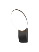 Aplică LED Exterior Neagră 12W, 3000K Lumină Caldă, 1200 lm, IP54, Aluminiu + Acril - imagine 7