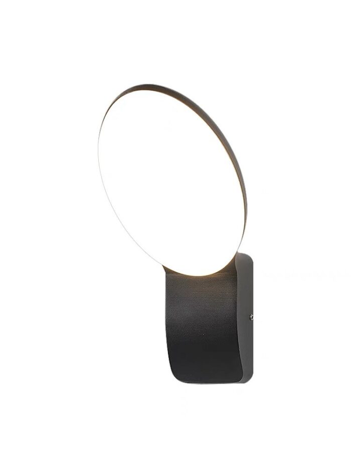 Aplică LED Exterior Neagră 12W, 3000K Lumină Caldă, 1200 lm, IP54, Aluminiu + Acril - imagine 7