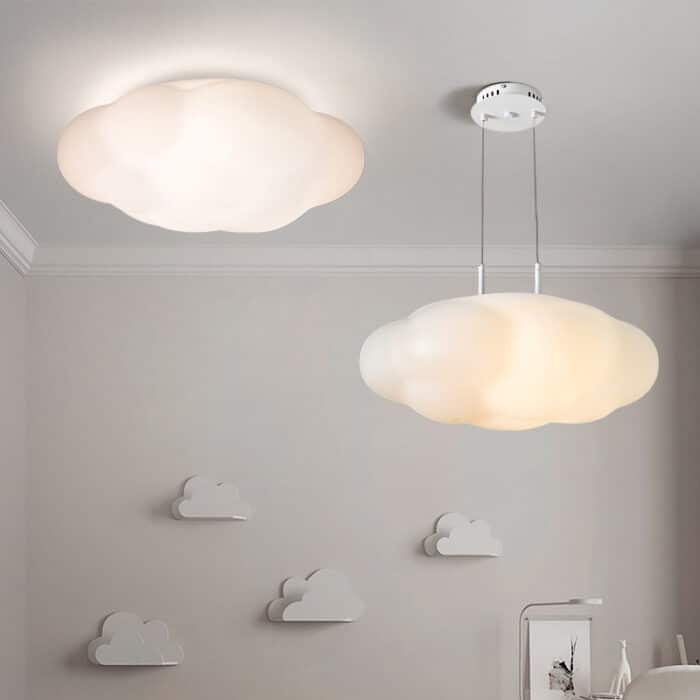 Lustră LED NORIȘOR 160W Albă, Aplicată sau Suspendată, 3 Tipuri de Lumină, Dimabilă, cu Telecomandă - imagine 10