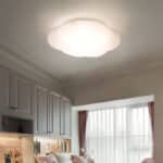 Lustră LED NORIȘOR 160W Albă, Aplicată sau Suspendată, 3 Tipuri de Lumină, Dimabilă, cu Telecomandă - imagine 9