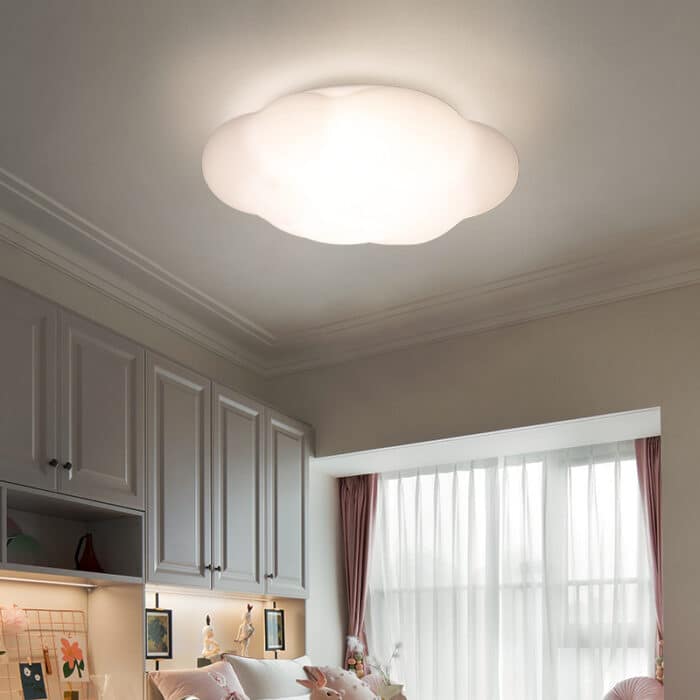 Lustră LED NORIȘOR 160W Albă, Aplicată sau Suspendată, 3 Tipuri de Lumină, Dimabilă, cu Telecomandă - imagine 9