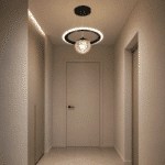 Lustră LED Suspendată 24W Model Cerc, Înălțime Ajustabilă, 3 Tipuri de Lumină